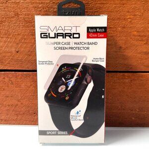 Tzumi Smart Guard Bumper Case Watch Band Screen Protector Apple Watch 42mm New